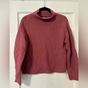 Express Plush Mock Neck Cozy Sweater S